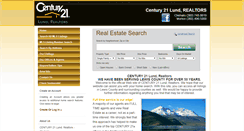 Desktop Screenshot of century21lund.com